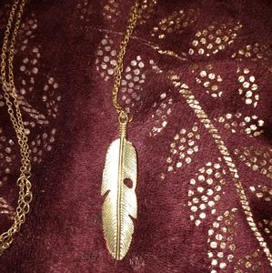 Feather necklace
